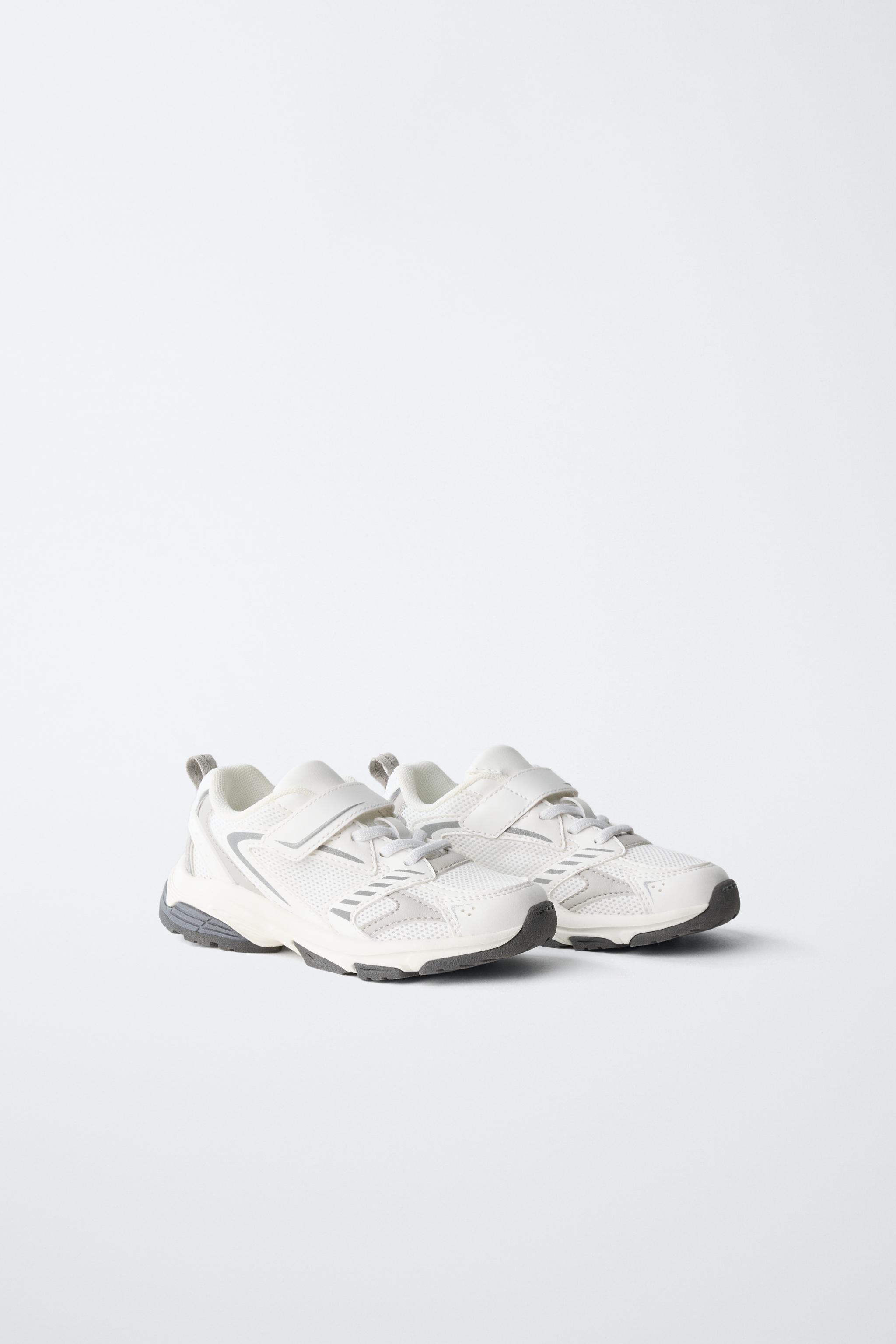 CONTRAST SNEAKERS — White