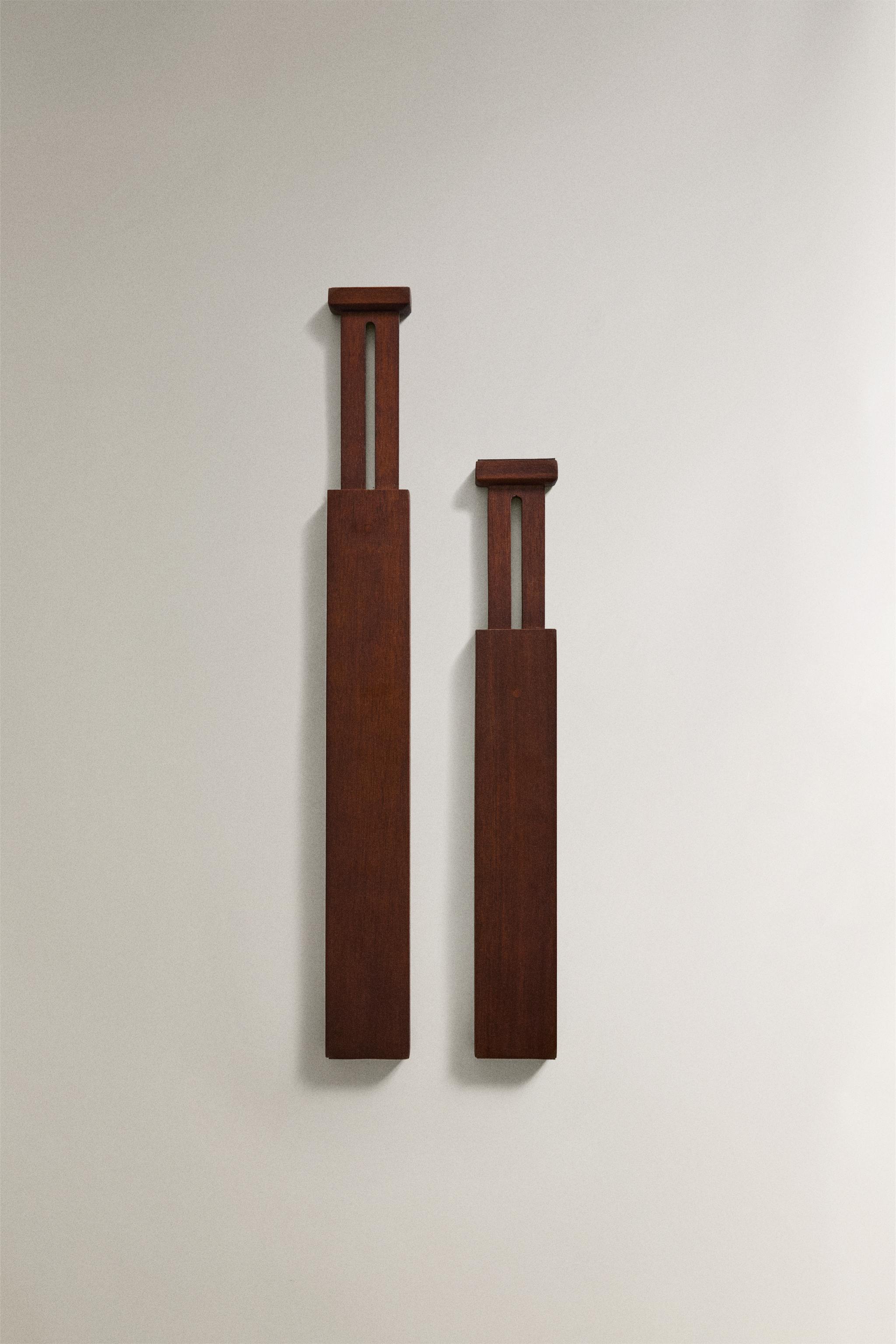 伸縮式ウッド クローゼットディバイダー - ブラウン | ZARA Japan / 日本