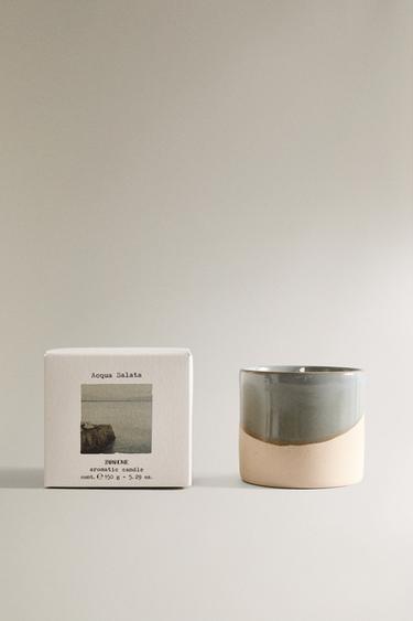 (150 G) VELA AROMÁTICA ACQUA SALATA - Azul agua de Zara