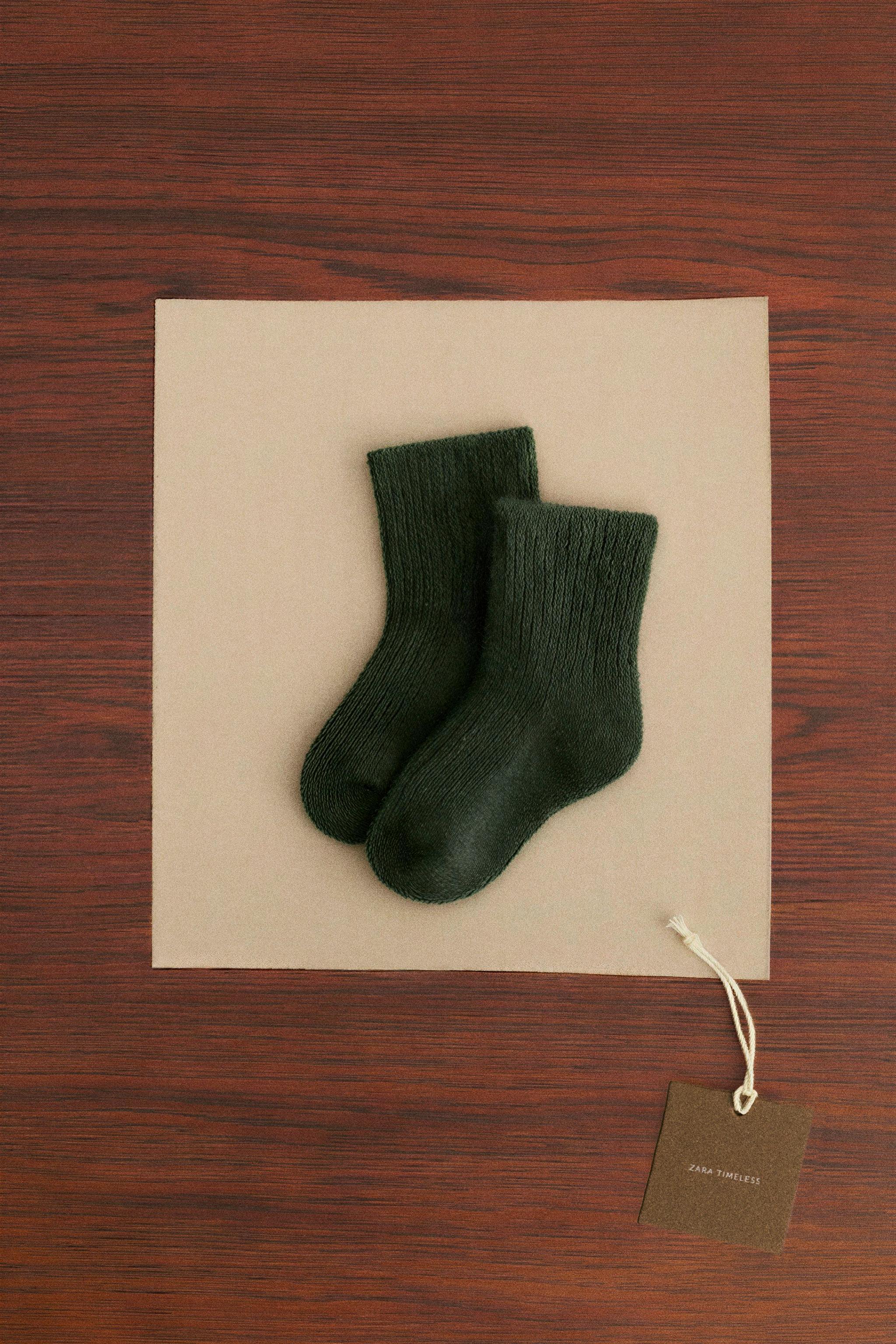 ZARA TIMELESS - SOCKS WITH CASHMERE