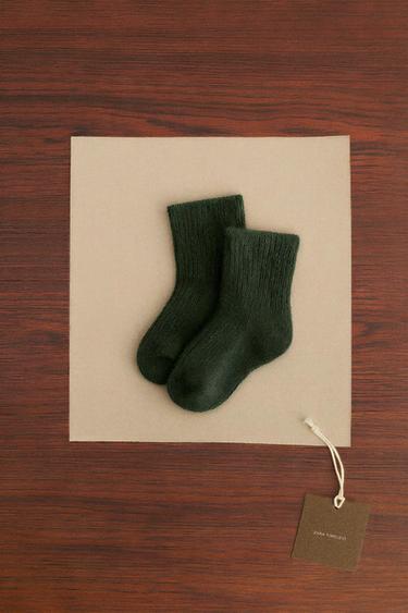 ZARA TIMELESS - CASHMERE SOCKS - Dark green by Zara - Image 0