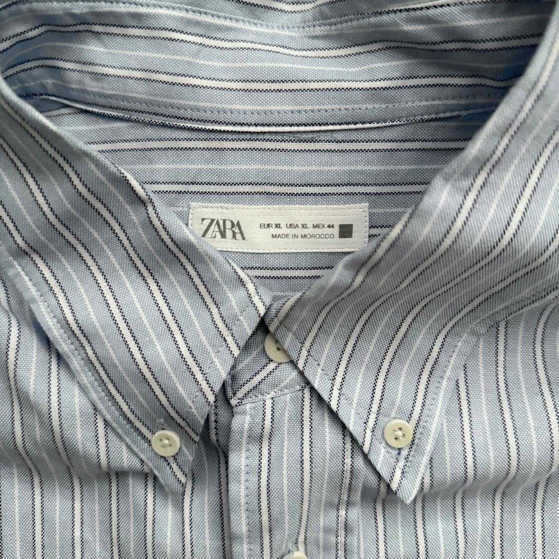 COLLARED STRIPED BUTTON UP - Image 3