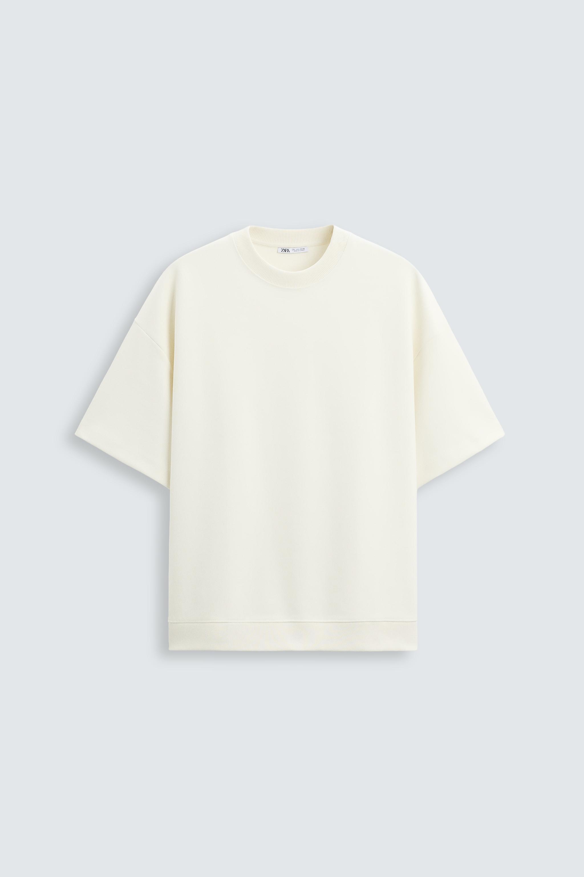TECHNICAL INTERLOCK SWEATSHIRT - Oyster-white | ZARA South Africa