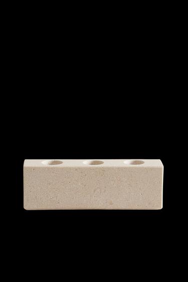 Zara WHITE MARBLE TOOTHBRUSH HOLDER - white
