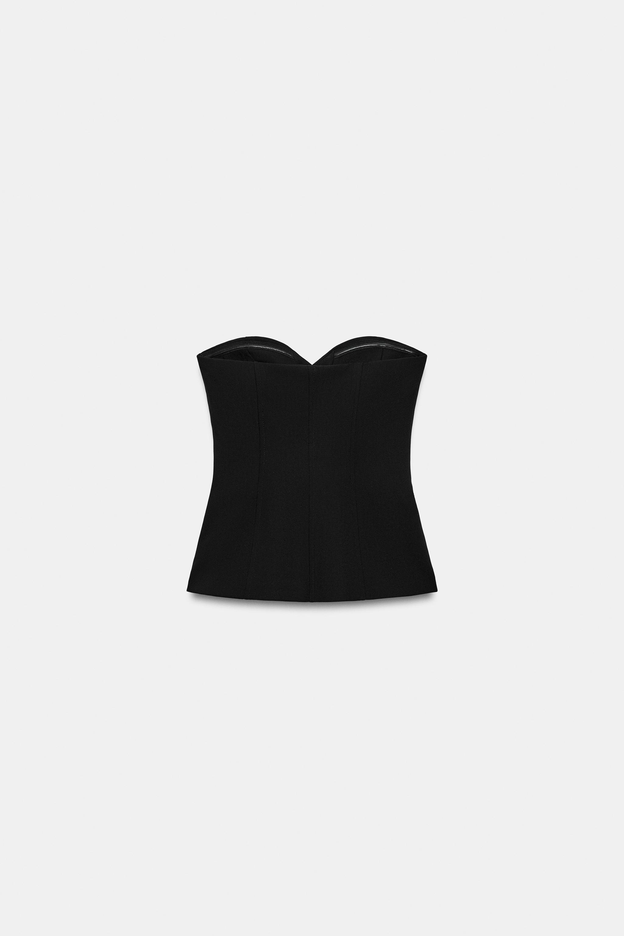 TOP À BOUTONS SATINÉS