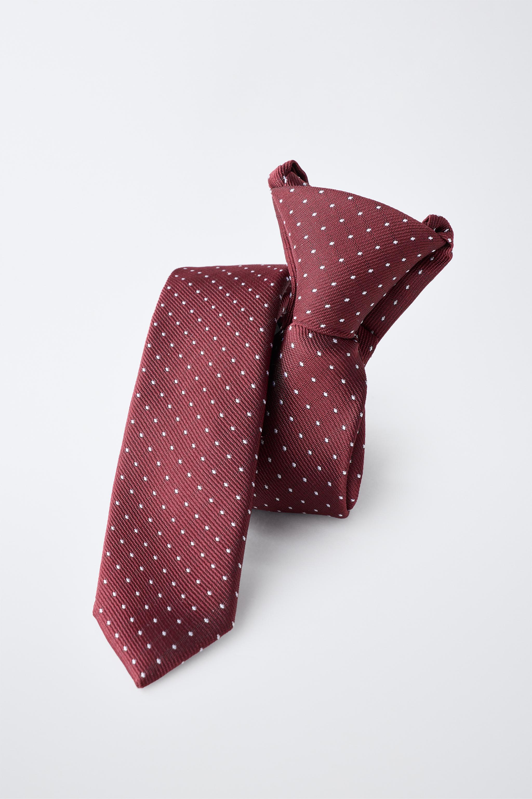 POLKA DOT PRINT TIE