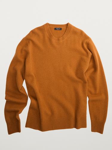 Jersey punto cuello redondo mezcla lana - Cava de Zara