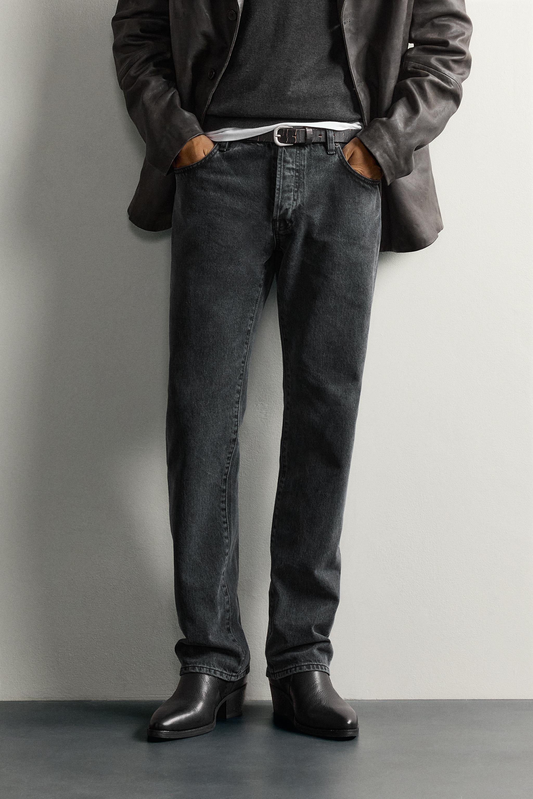 Zara DÜŞÜK BEL SLIM STRAIGHT FIT JEAN görsel 2