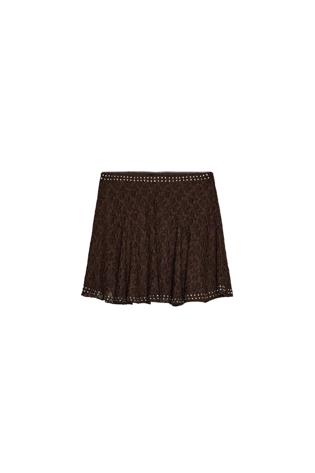 STUDDED LACE SKIRT - image 3