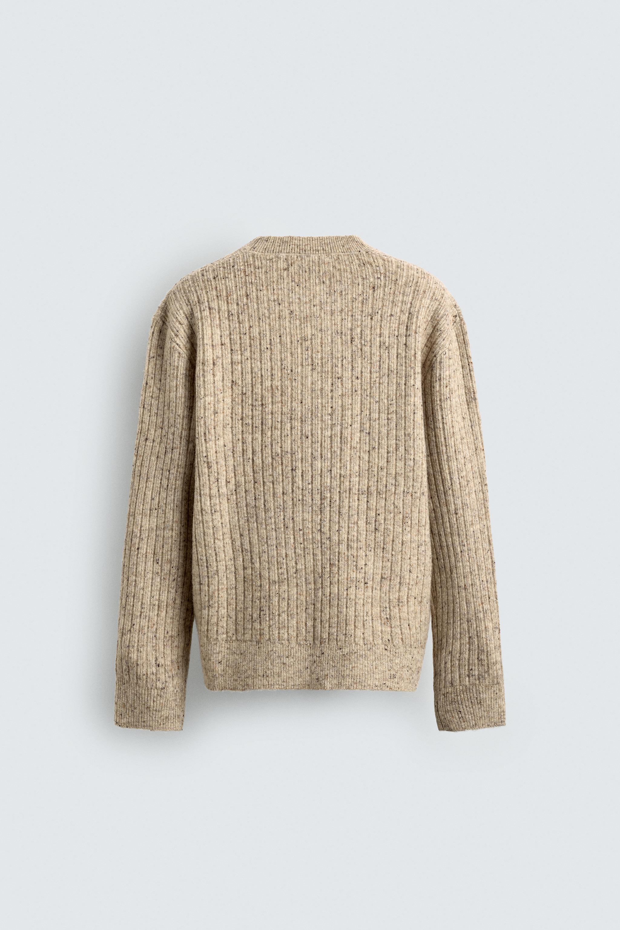 RIBBED BUTTONED JUMPER
