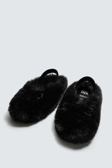 SHEEPSKIN CLOGS HARRY LAMBERT FOR ZARA X DISNEY - Black by Zara - Image 1