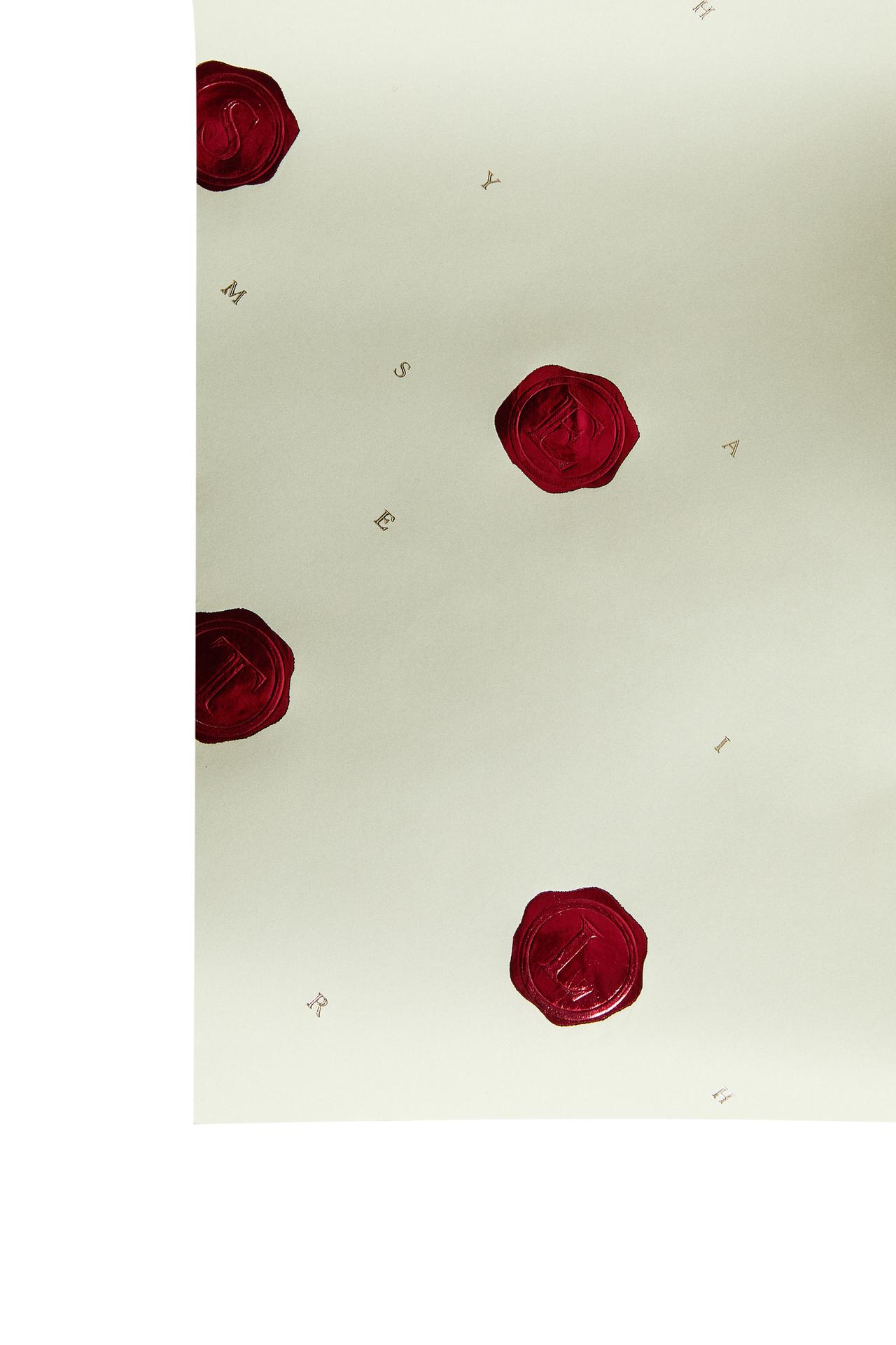 CHRISTMAS POLKA DOT WRAPPING PAPER