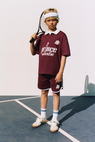BERMUDAS FELPA PRINCE ® - Burgundy de Zara