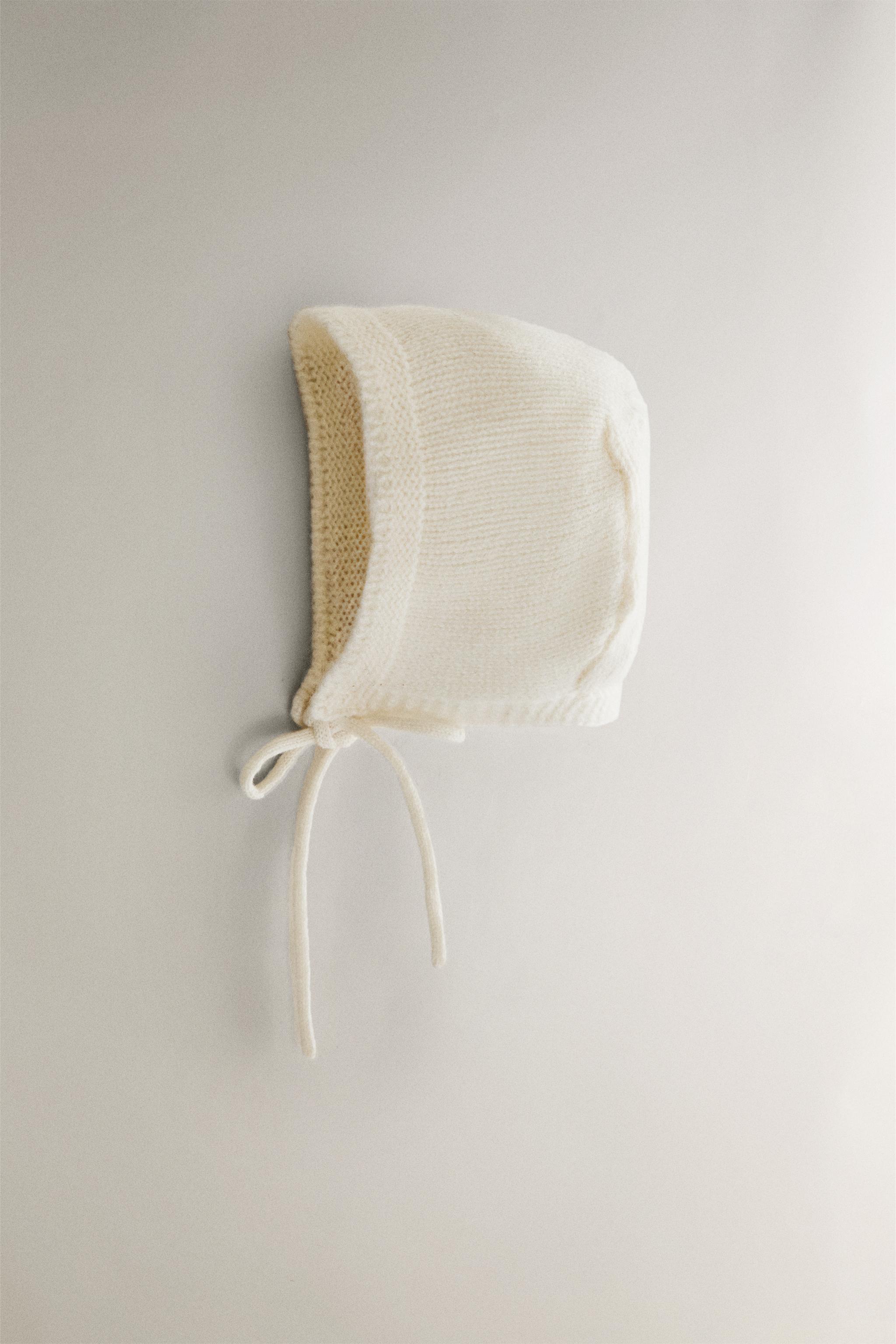 CASHMERE BABY BONNET - Oyster-white | ZARA United States