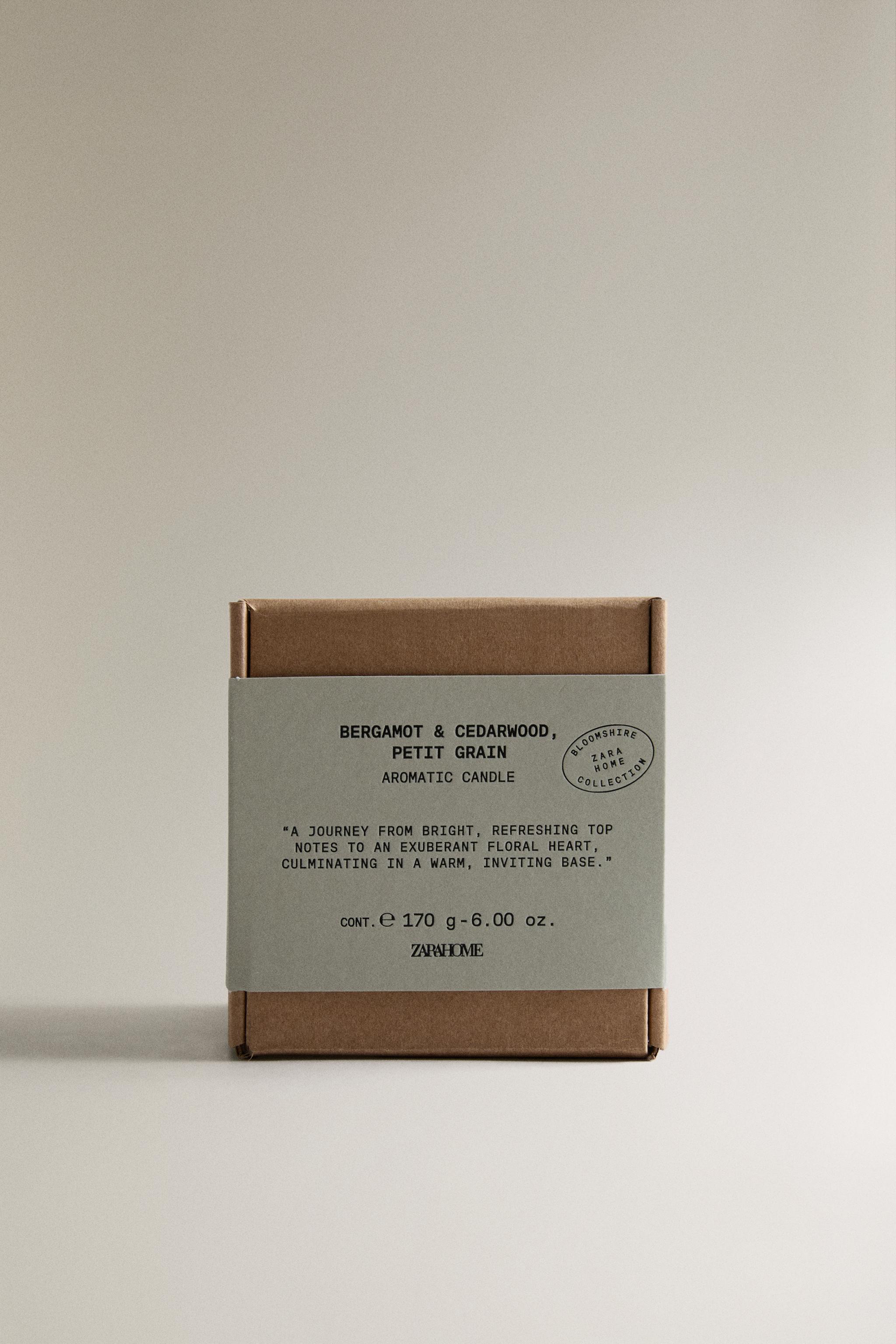 (170 G) BOUGIE PARFUMÉE BERGAMOT & CEDARWOOD