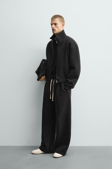 TECHNICAL PLEATED JOGGERS - Black by Zara - Image 3