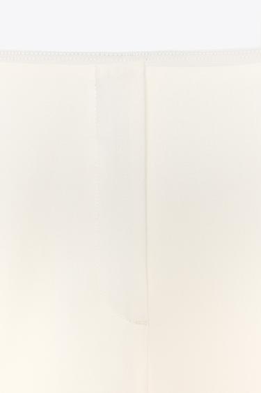 FLARE TROUSERS - Ecru by Zara - Image 7