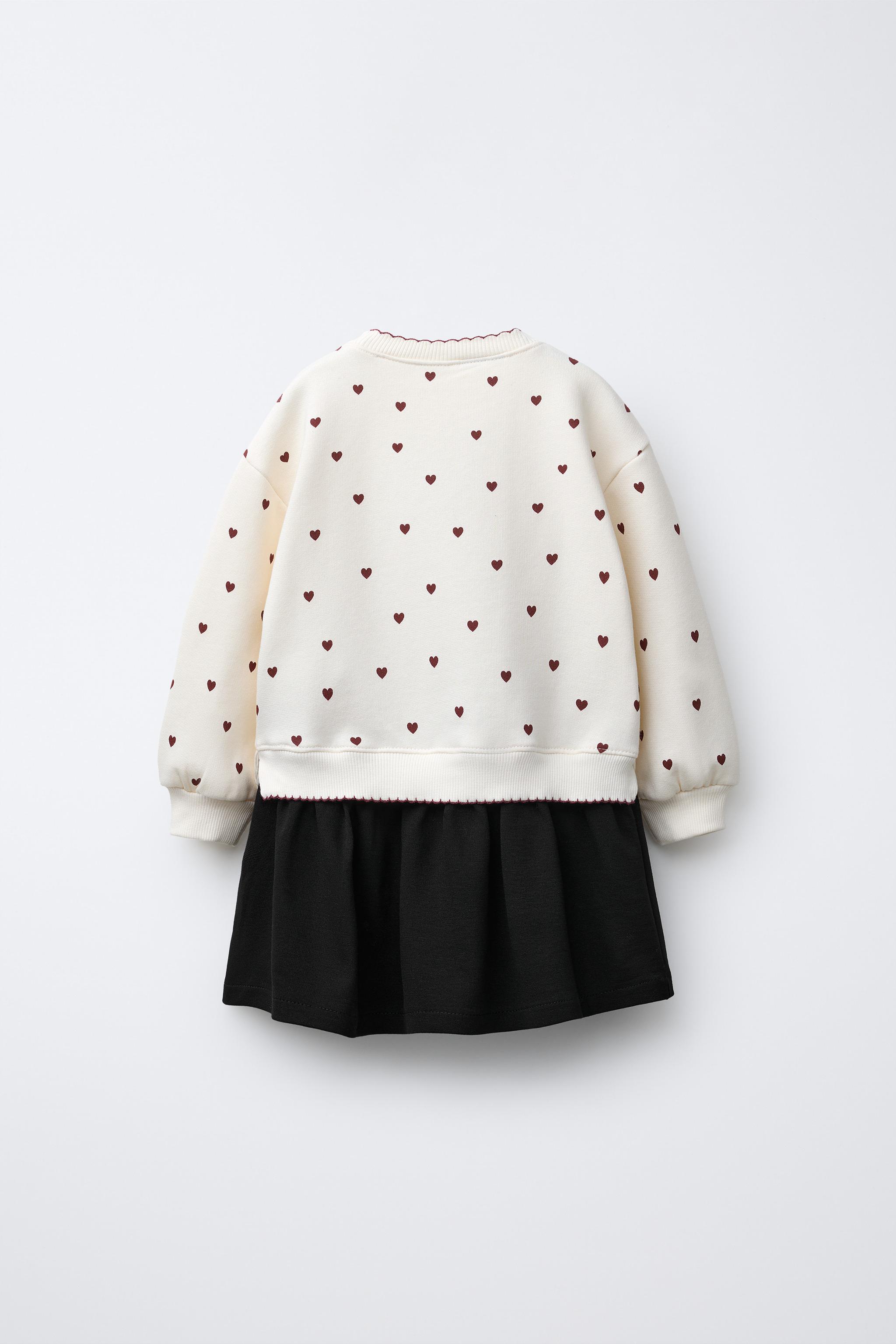ミニーマウス © ディズニー コントラストワンピース - エクリュ | ZARA