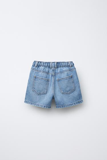 BERMUDA EN DENIM SKATER - Bleu clair de Zara - Image 1