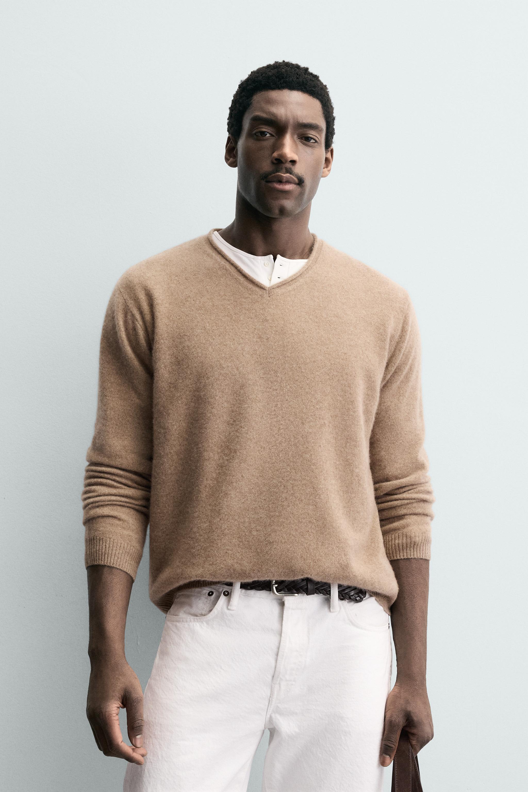 CASHMERE V-NECK JUMPER