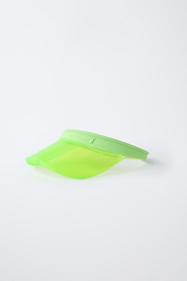 TRANSPARENT VISOR - Light green by Zara