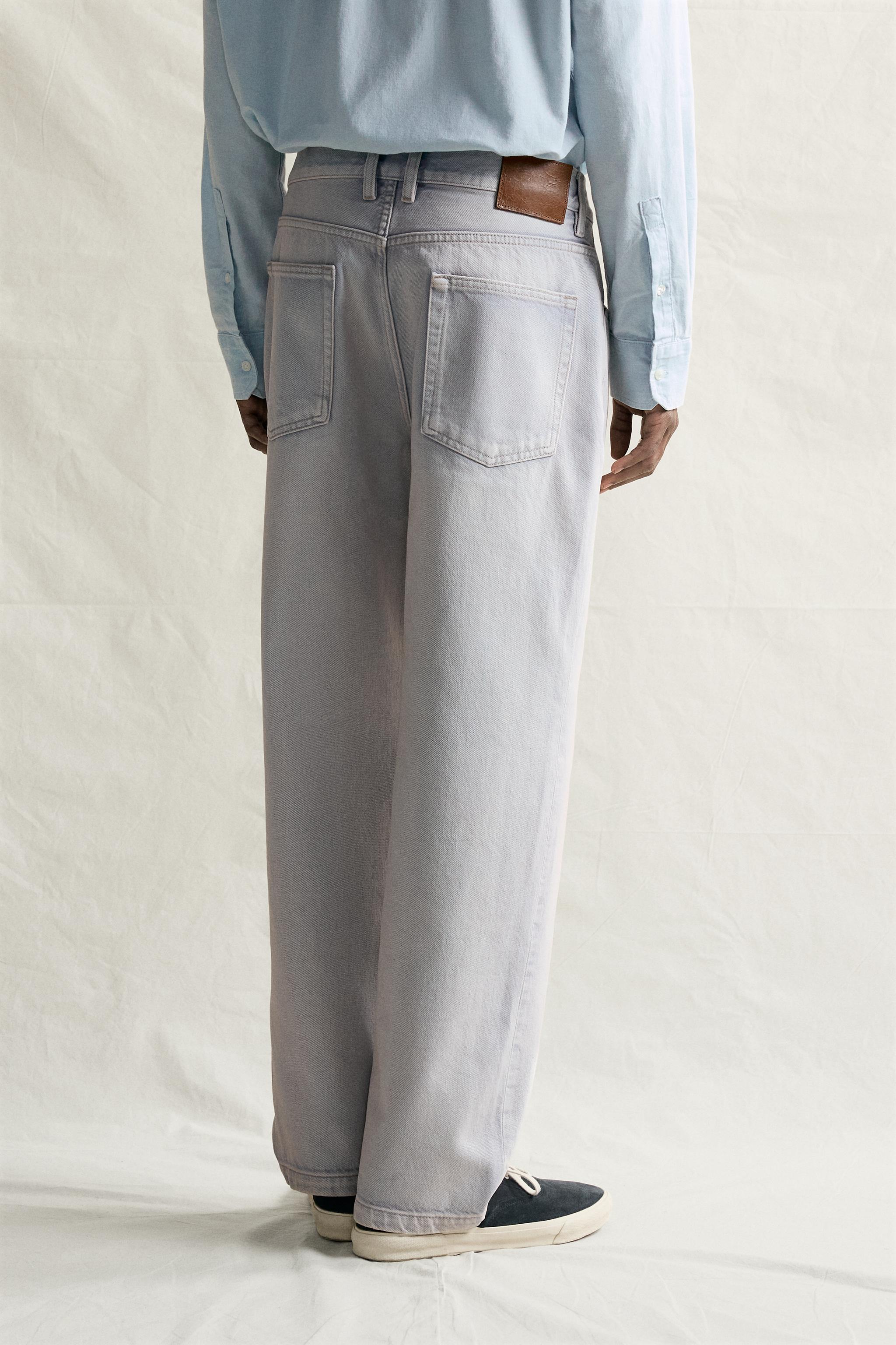 CROPPED BAGGY FIT JEANS