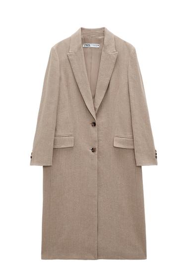 LINEN MASCULINE COAT