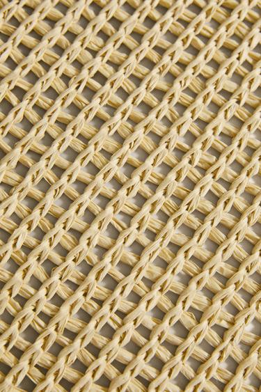 YELLOW FLORAL PAPER PLACEMAT - Yellow by Zara - Image 2