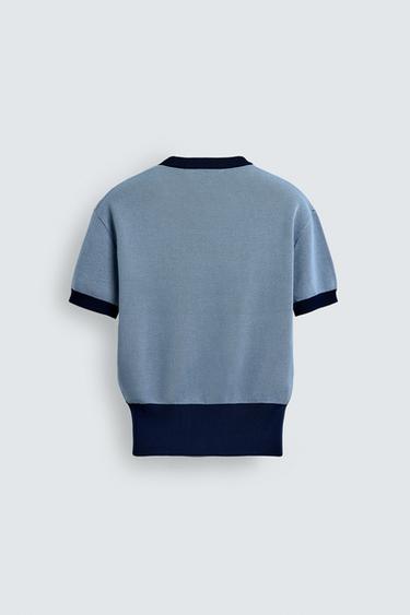 T-SHIRT EN MAILLE DONALD DUCK HARRY LAMBERT FOR ZARA X DISNEY - Bleu de Zara - Image 7