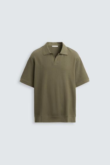 POLO ESTRUCTURA VERTICAL - Khaki de Zara