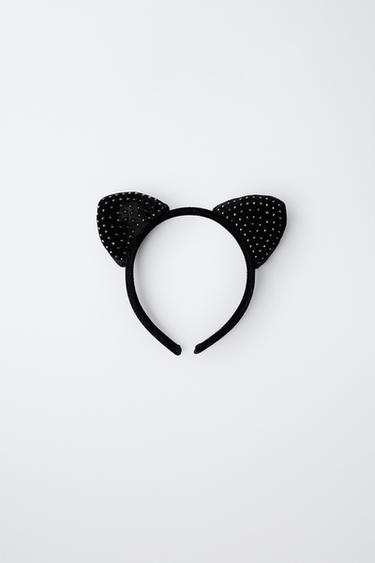 RHINESTONE EAR HEADBAND - Black de Zara - Image 2