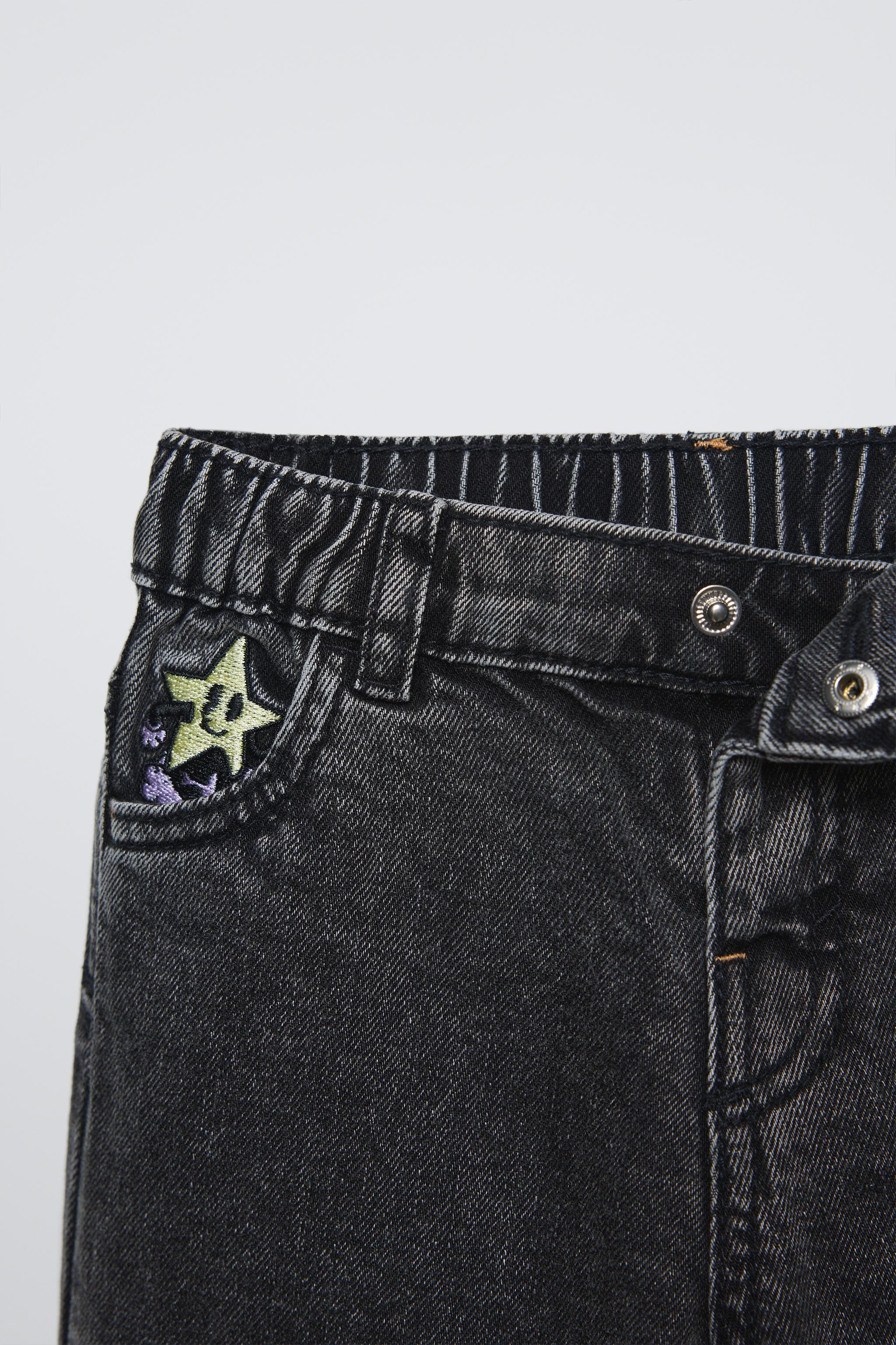 新品未使用　ZARA the inside out denim pants Zara's new Inside Out denim jeans and other bizarre fashion