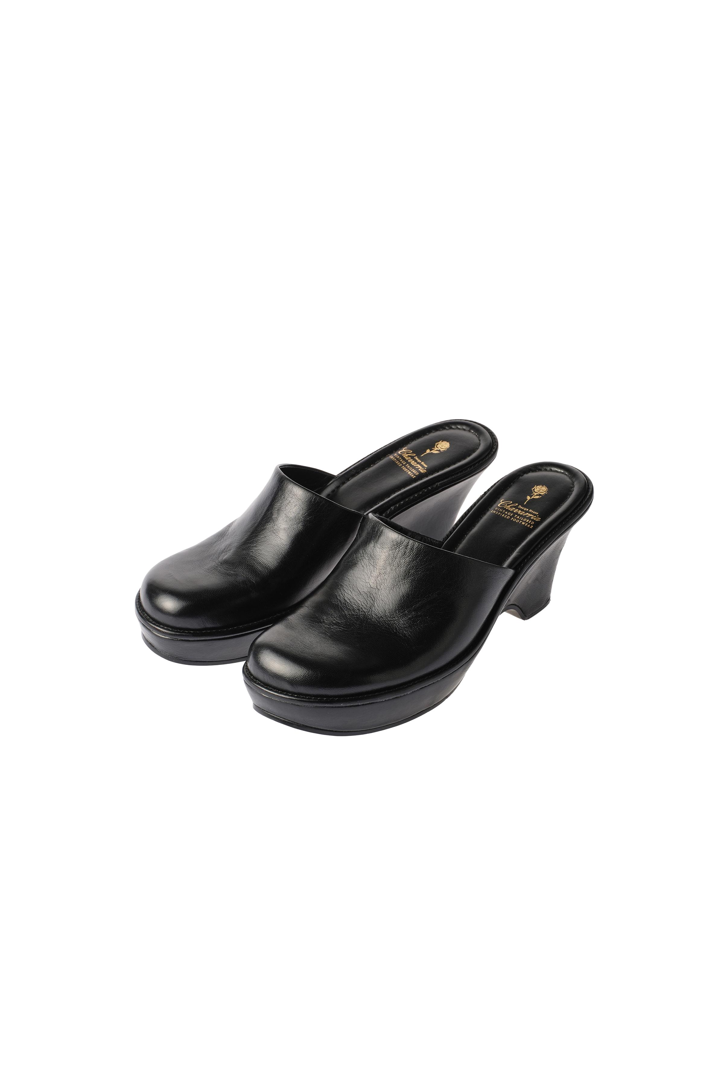WILLY CHAVARRIA X ZARA LEATHER CLOGS - Black | ZARA United States
