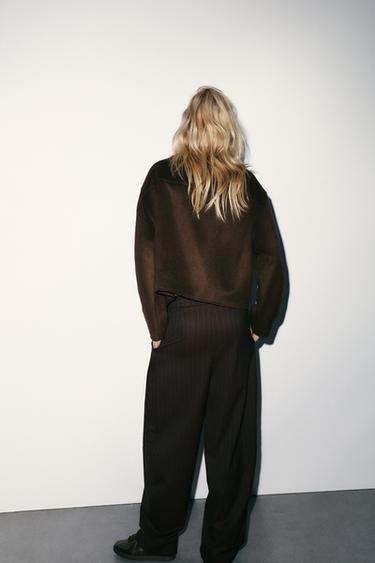 SOFT CROSSOVER JACKET - Dark brown by Zara - Image 3