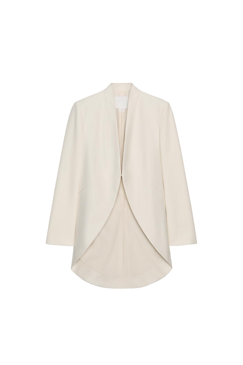 ZW COLLECTION LAPELLESS LONG BLAZER - image 3