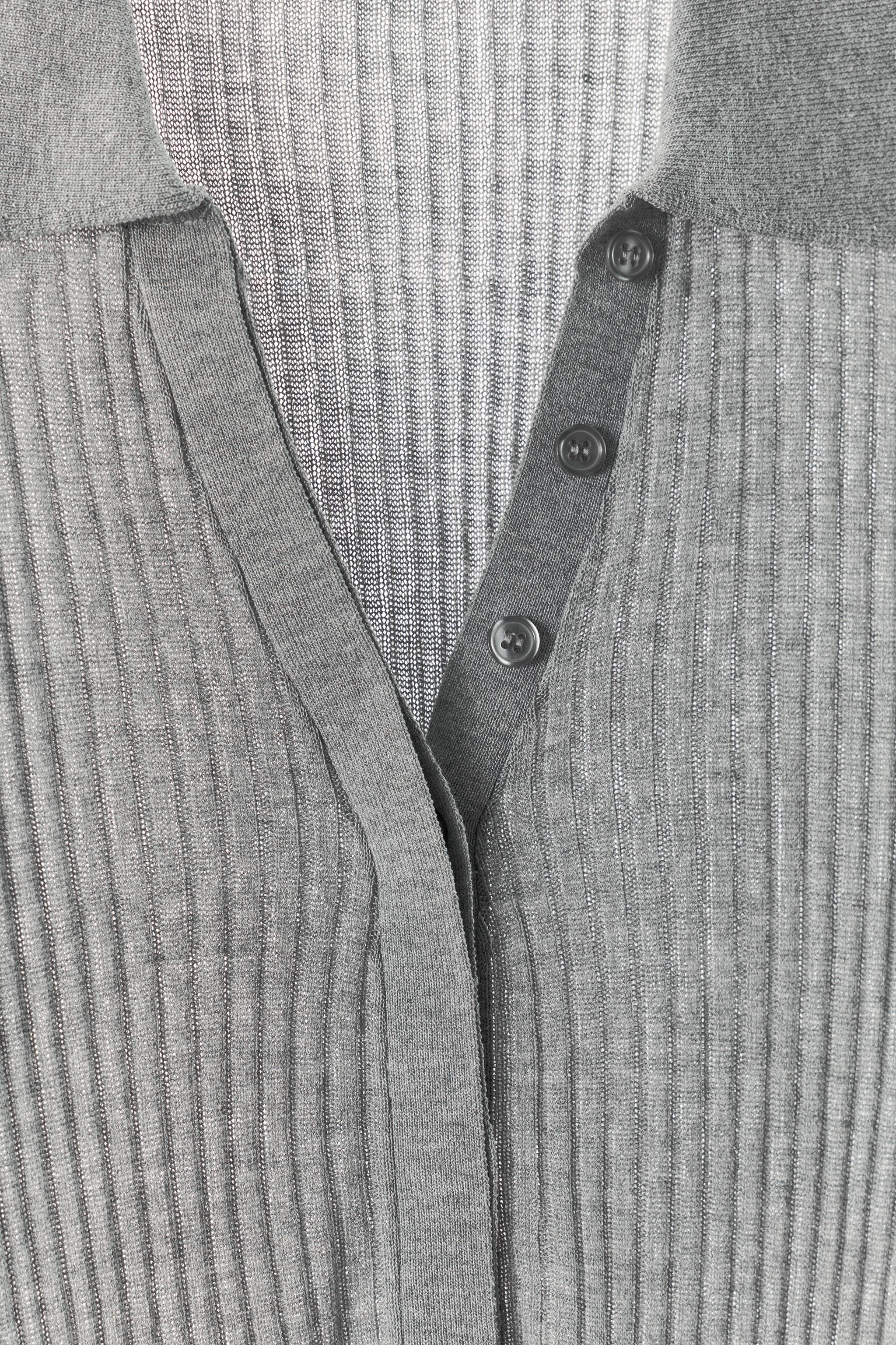 BUTTONED KNIT BODYSUIT