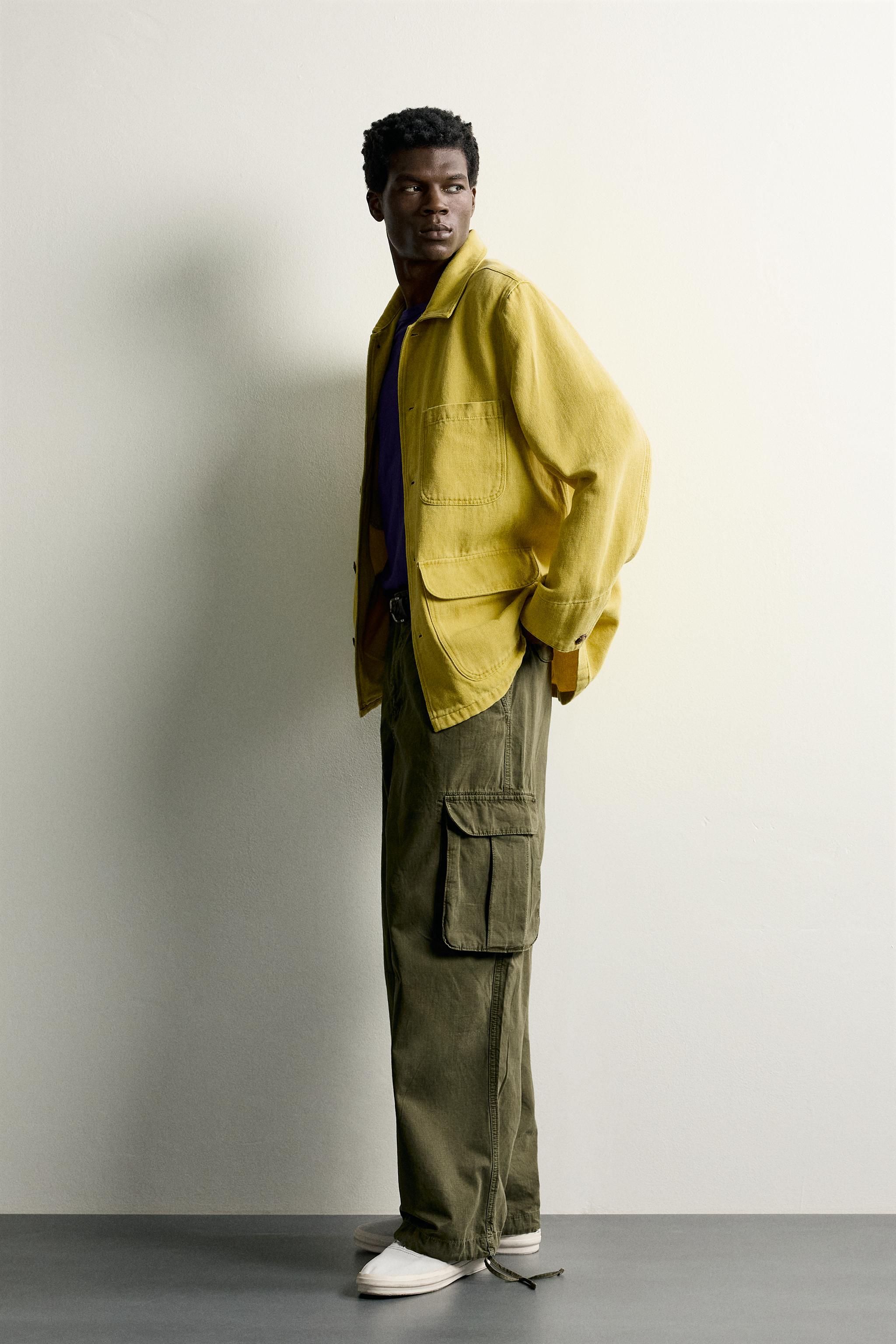RELAXED-FIT WASHED OVERSHIRT