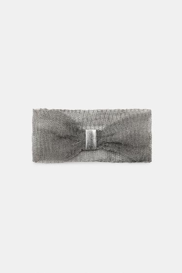COLLIER RAS-DE-COU EN MAILLE MÉTALLIQUE - Argent de Zara - Image 3