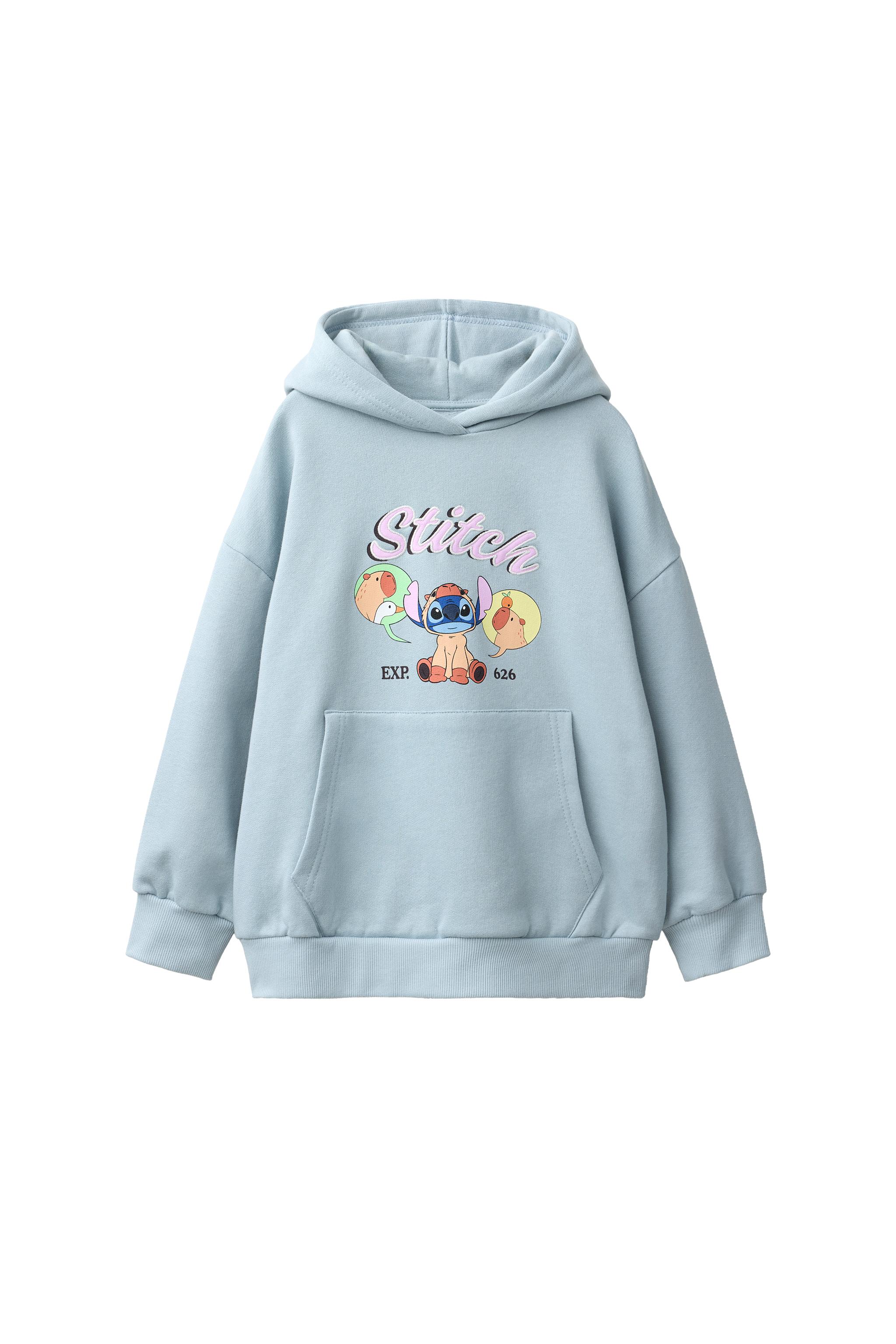 LILO & STITCH © DISNEY HOODIE - Light blue | ZARA United States