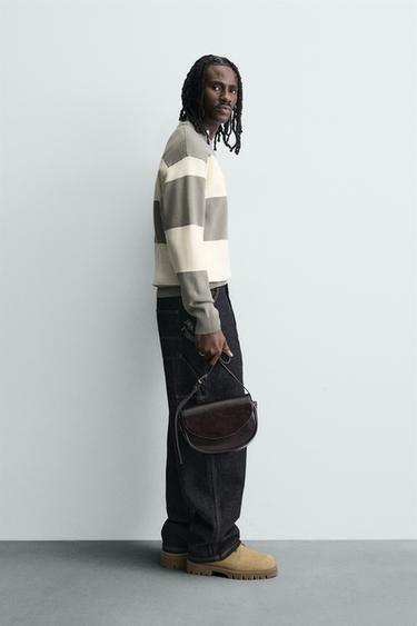 PULL STRUCTURÉ DOUX - rayures de Zara - Image 3