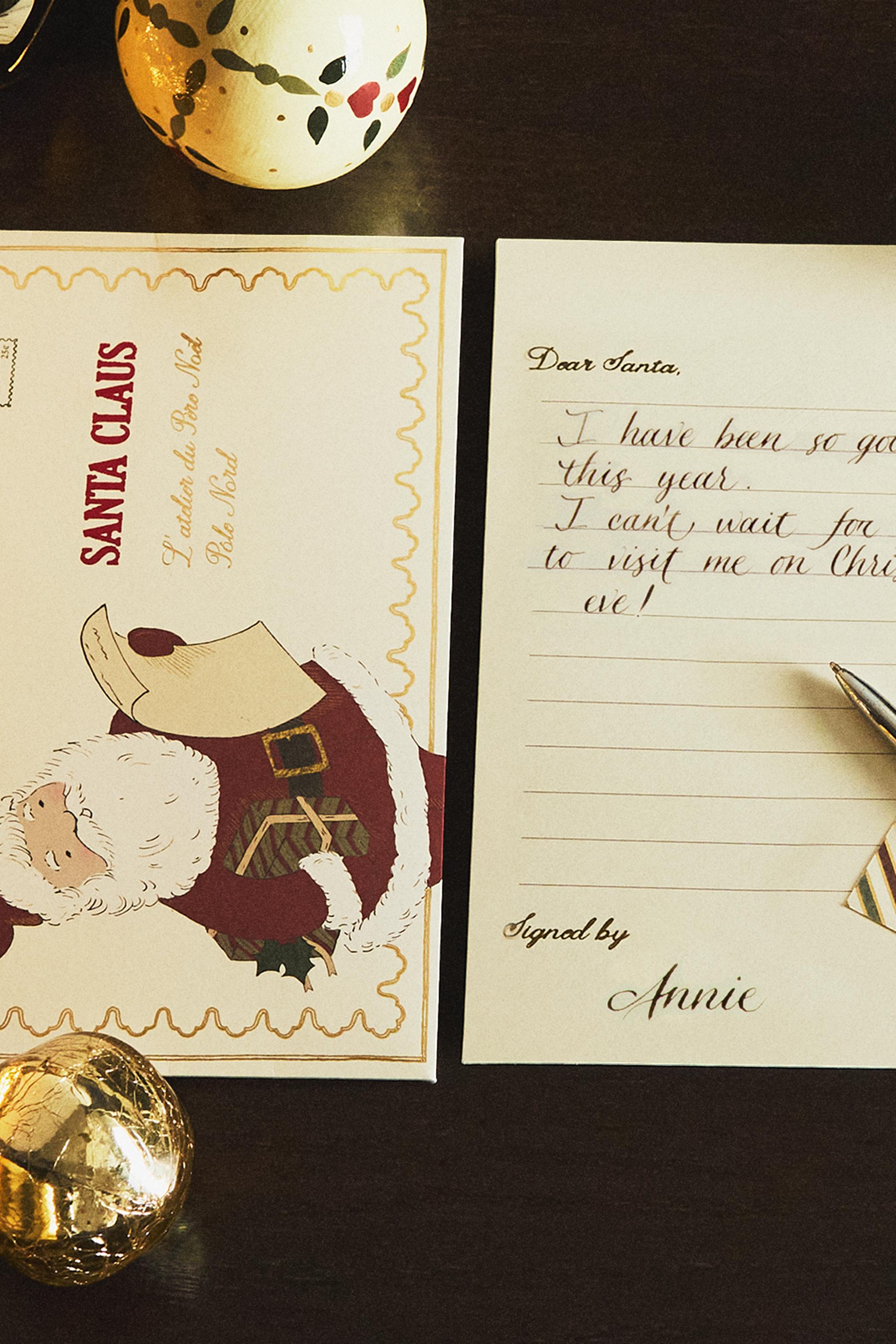 SET OF CHILDREN'S SANTA CLAUS CHRISTMAS LETTERS