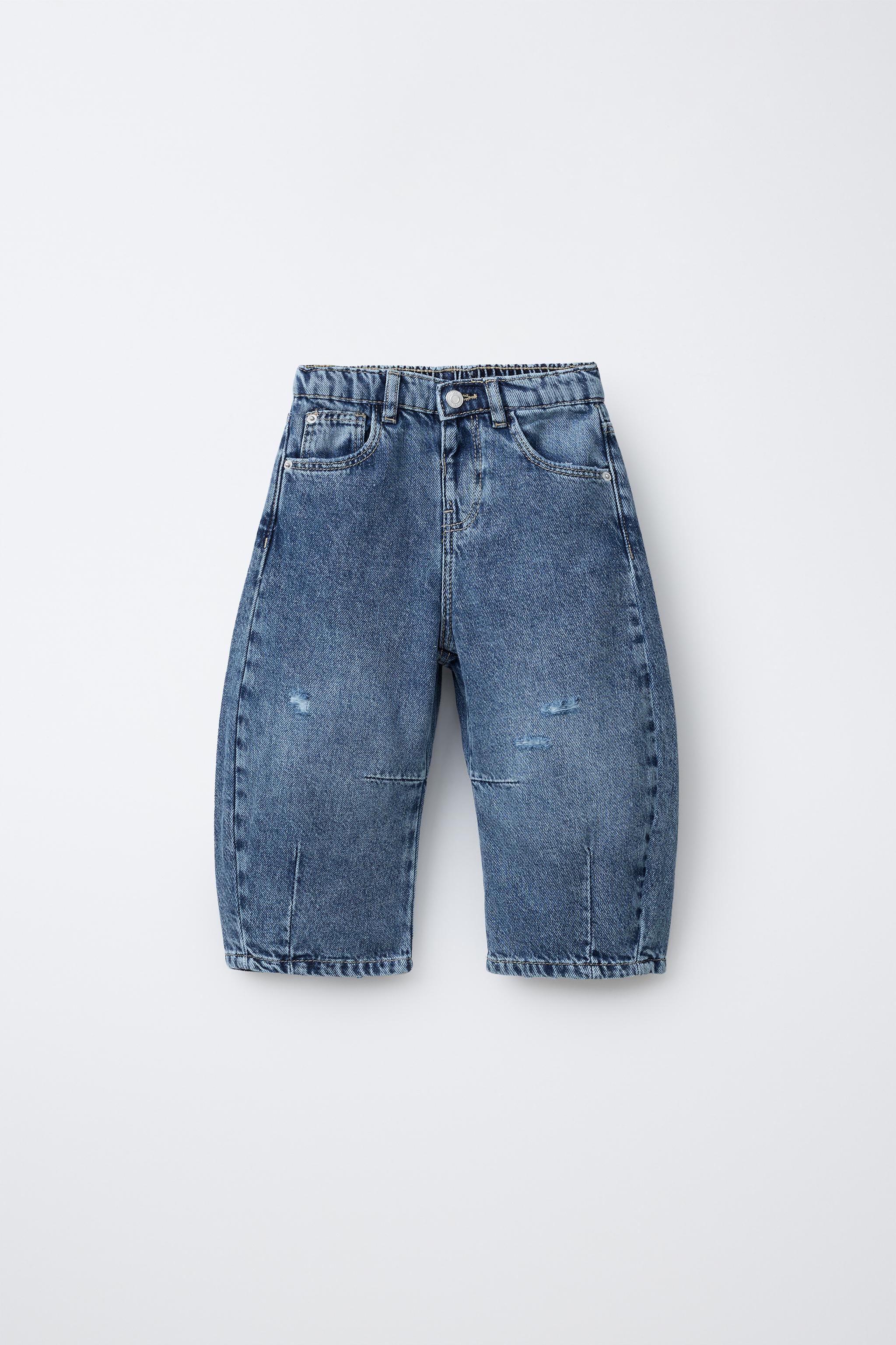 JEANS SUPER BARREL DÉCHIRÉ
