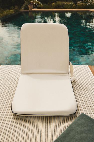 RECLINING BEACH CHAIR - Ivory by Zara