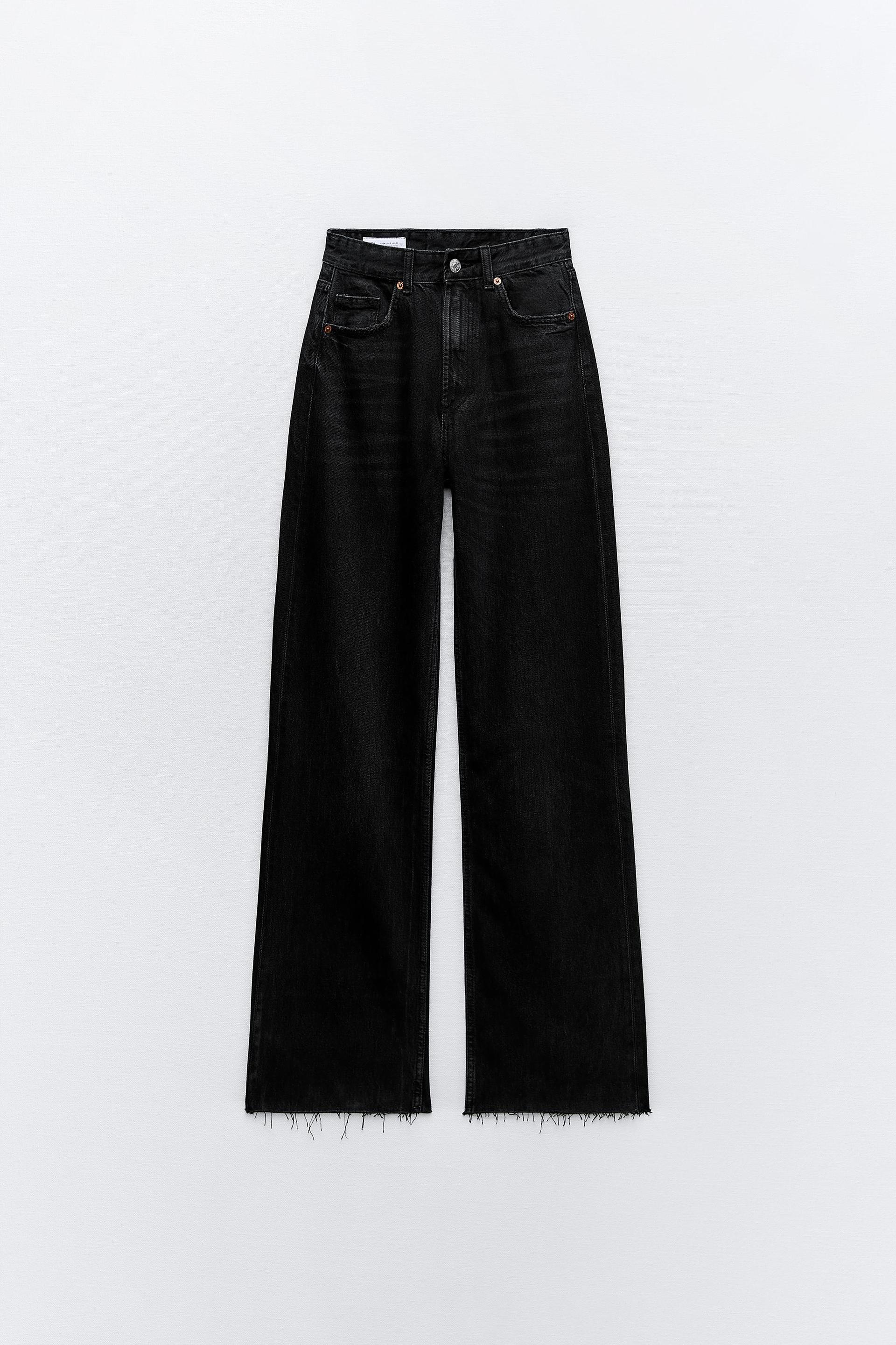 Wide leg jeans black - Loja SIS