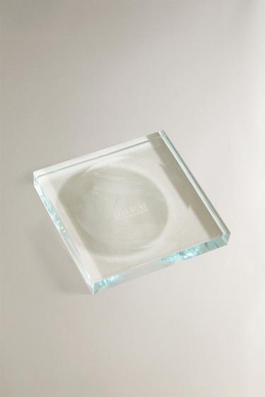 GLASS CANDLEHOLDER PLATE - 990 by Zara - Image 1