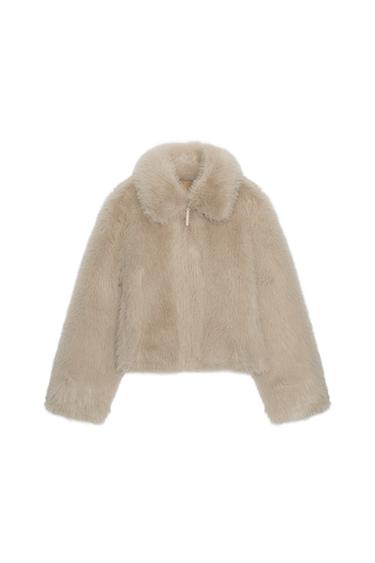 DOUBLE-FACED FAUX FUR JACKET