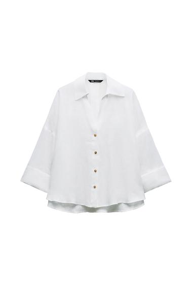 100% LINEN FULL SLEEVE SHIRT