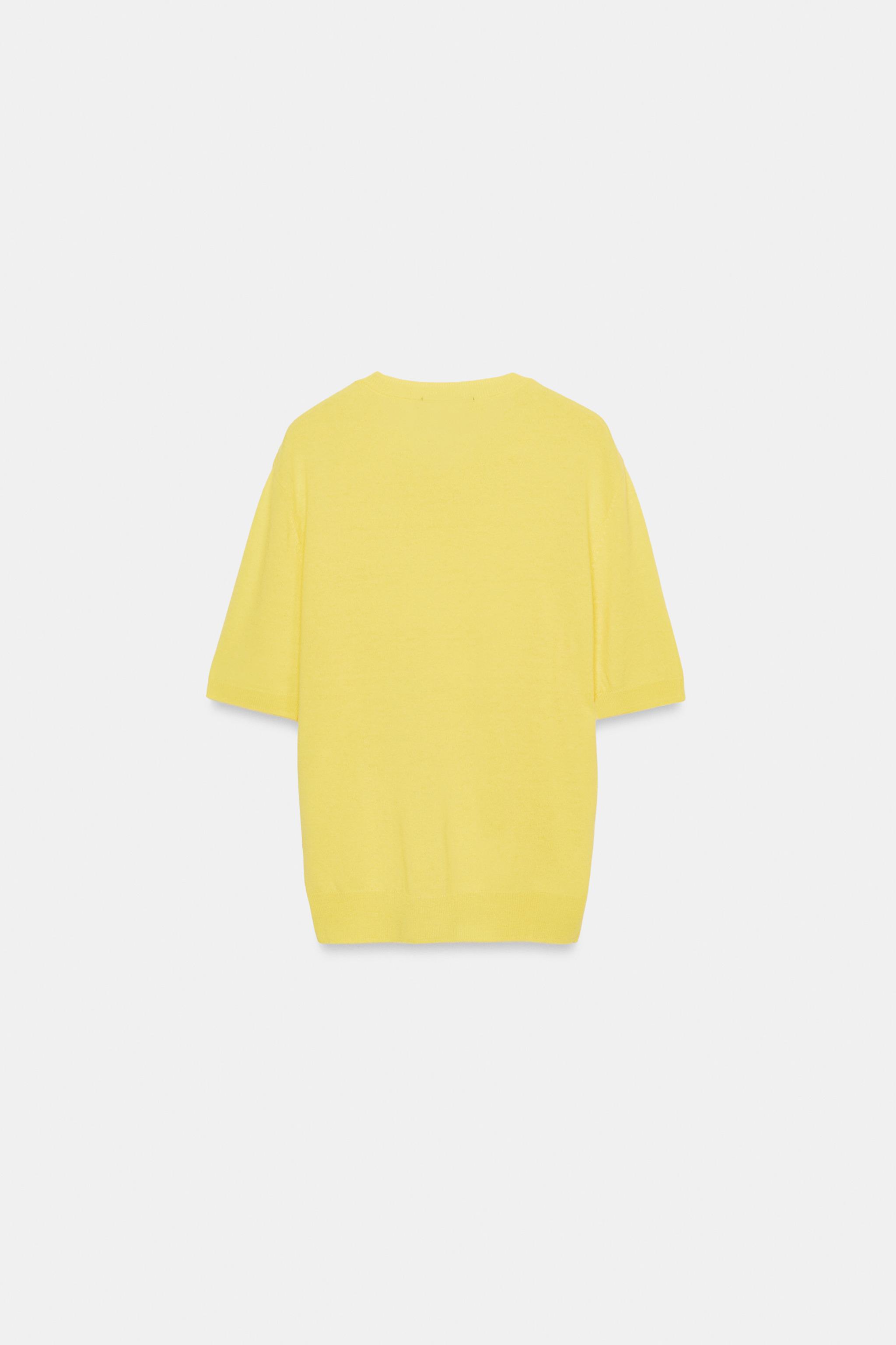 100% WOOL SHORT SLEEVE JUMPER