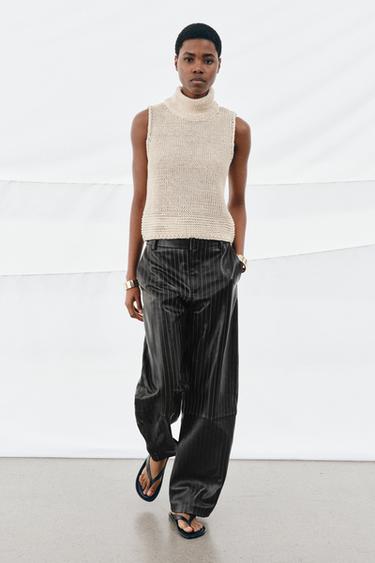THICK KNIT TOP - Ecru by Zara