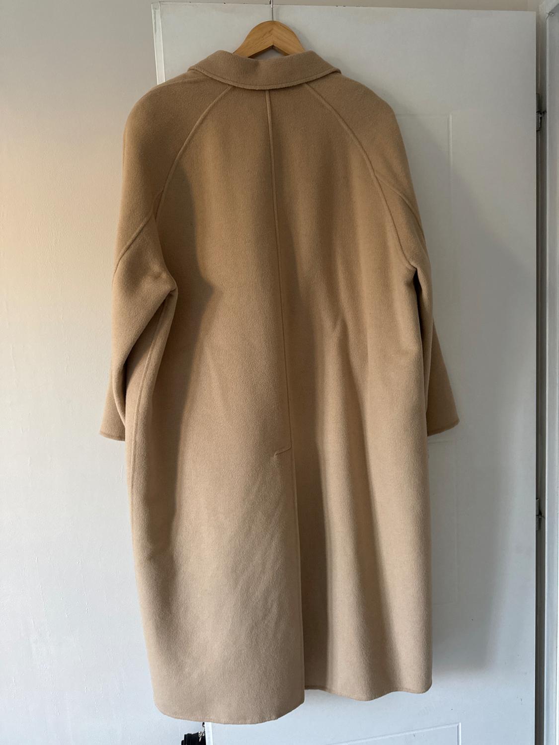 ZW COLLECTION DOUBLE-FACED WOOL BLEND COAT - Image 2
